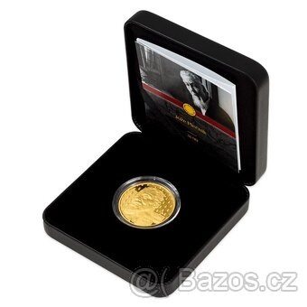 Zlatá půluncová medaile Jože Plečnik proof - 2