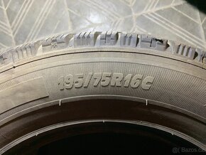 Prodám zimní pneu MICHELIN Agilis - 195/75/16 C, 5 kusů - 2