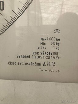 Obchodní váha Tonava - 2