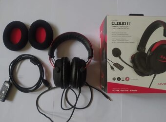 Herní sluchátka HyperX Cloud II Red - 2