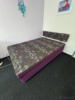 Čalouněná postel s úložným prostorem - Válenda Zuzana 140x20 - 2