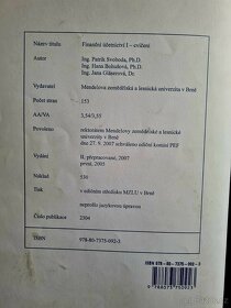 Skripta Finanční účetnictví I - cvičení - Mendelka - 2
