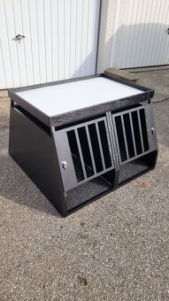 Výroba, přepravka dvojbox box kotec pro psy do auta, na míru - 2
