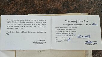 Babetta 210, 2 rychlostí, zánovní stav - 2