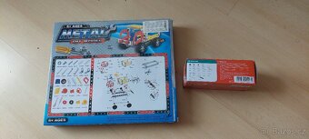 Skládací auto, motorka, kuličková dráha svítící - 2