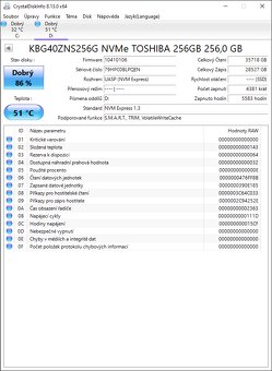 M.2 NVMe SSD Toshiba 256 GB - 2