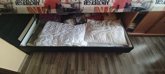 Postel /Válenda/ 200x110 s uložným prostorem - 2