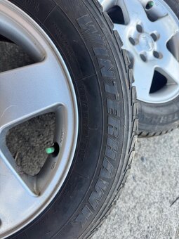Alu kola r15 5x110 65.1 zimní pneu - 2