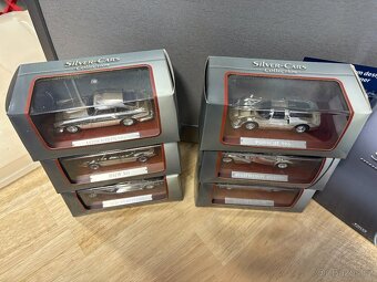 Silver Cars Collection 6ks 1:43 - 2