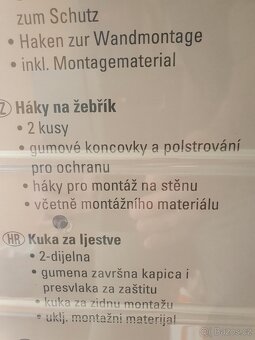 Závěsné háky na zeď - 2