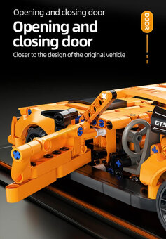 NOVÁ stavebnice závodní auto 478 dílků, délka 24cm - 2