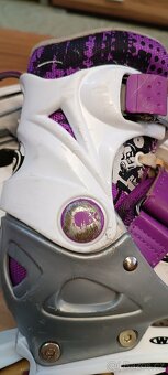 Rostoucí kolečkové/zimní brusle vel. 33 - 36 - 2