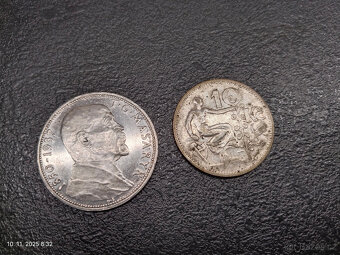 Stříbrné mince 1.republika - 2