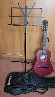 Kytara akustická Valencia 3/4 + bag, držák, noty - 2