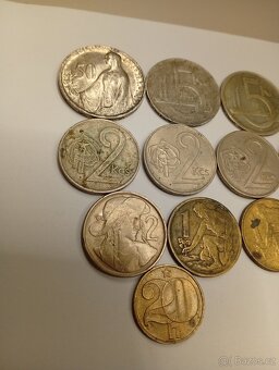 KONVOLUT MINCÍ ČESKO SLOVENSKO A STŘÍBRNÉ MINCE - 2