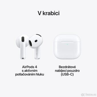Apple AirPods 4 s aktivním potlačováním hluku - 2
