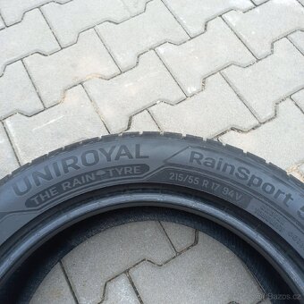 2 letní pneu Uniroyal 215/55 17" - 2