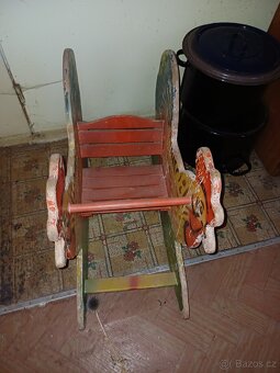 Houpací kohout dřevěný - 2