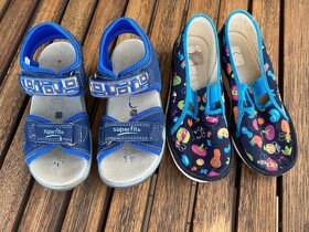 Sandály Superfit modré 30 + bačkory zdarma - 2