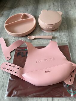 Jídelní set Minikoioi pink - 2