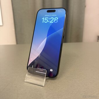 iPhone 16 Pro 128GB black titan, 100% baterie, rok záruka - 2