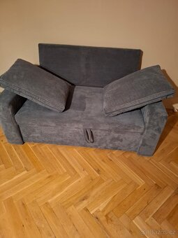 Prodám rozkládací pohovku NEO- Poso Šedá - 2