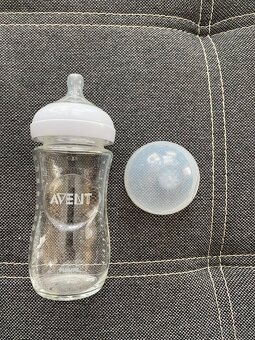 Kojenecká lahev Philips AVENT Natural Response skleněná 240 - 2