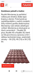 použitá střešní krytina RUUKKI - 2