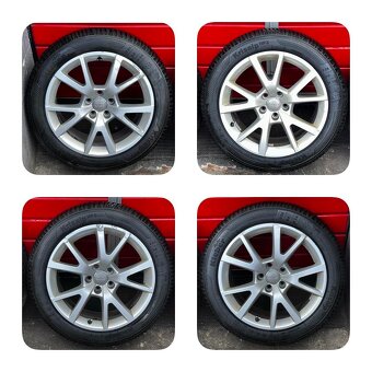 Original ALU kola Audi 18" 7,5J ET37 pneu 225/50/R18 - 2