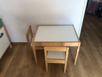 Dětský stul a 2 židle Ikea - 2