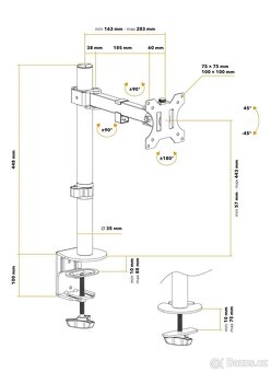 AlzaErgo Arm S10B - 2
