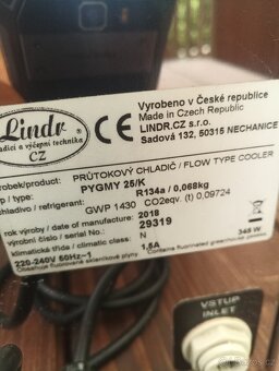 Prodám výčepní zařízení Lindr pygmy 25 s kompresorem - 2