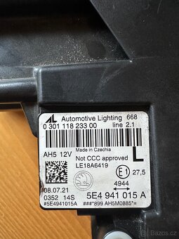 Prodám levý full led světlomet na Škoda Octavia IV - 2