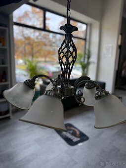 Stary lustr mosazny - 2