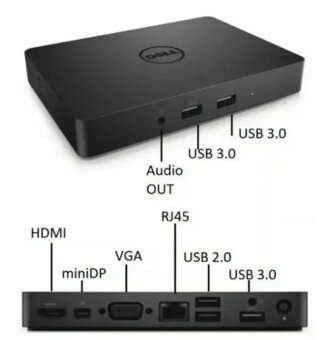 Dell K17A WD15 - USB-C dokovací stanice - 2