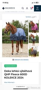 Lehká deka QHP, 135cm - 2