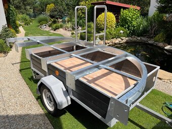 MOLO k zahradnímu jezírku - POZINKOVANÉ + NEREZ SCHŮDKY - 2