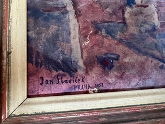 Prodám obraz- Jan Slavíček, Praha 1958 - 2