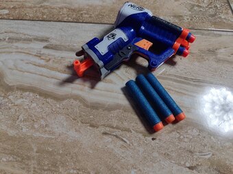 Nerf pistole modrá malá s náboji - 2