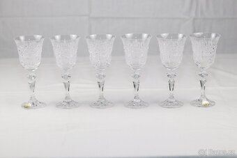 Broušené skleničky křišťál 24% PbO - 2