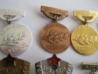 ODZNAK - 8 ks  SVAZARM - 2