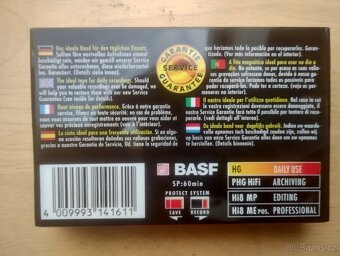 BASF Standard Master HG60 – audio kazeta - 2