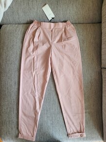 Nové dámské růžové kalhoty zn. Bershka, vel. XS - 2