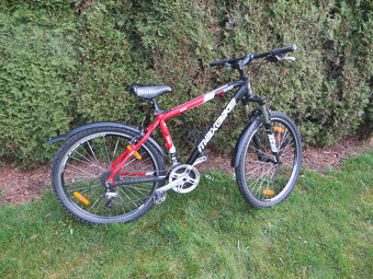 Juniorské 26" horské hliníkové kolo MAXBIKE, rám 17" - 2