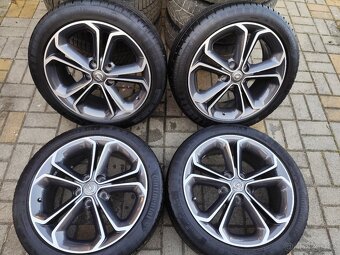 ALU 5x110 r17 OPEL + LETNÍ PNEU - PĚKNÁ SADA - 2