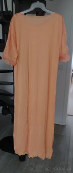 Retro noční košile oranžová xl - 2