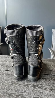 Dětské moto boty TCX COMP KID černo/bílé - 2