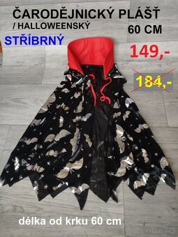 Čarodějnické pláště, sukně, sety.. SLEVY - 2