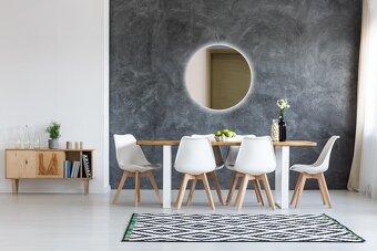 Zrcadlo AMBIENTE RONDE prům. 80 cm s LED podsvícením - 2