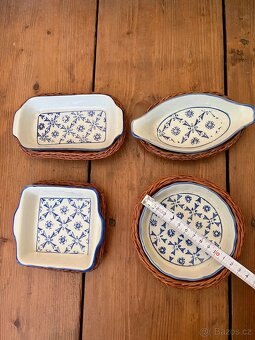 Porcelánové misky s ošatkou - 2